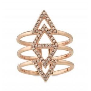 Pave Spear Ring
